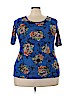 Lularoe Blue Short Sleeve Top Size 2X - photo 1