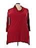 Cato Red 3/4 Sleeve Top Size 22 - 24 - photo 1