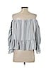 Misa White Long Sleeve Blouse Size M - photo 2