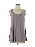 Eileen Fisher 100% Linen Gray Tank Top Size M - photo 1