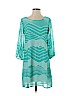 Millibon 100% Polyester Green Casual Dress Size S - photo 1