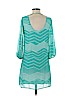 Millibon 100% Polyester Green Casual Dress Size S - photo 2