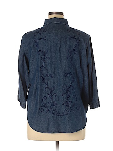 Coldwater Creek Long Sleeve Button-Down Shirt (view 2)