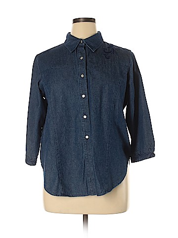 Coldwater Creek Long Sleeve Button-Down Shirt (view 1)