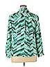 Notations Teal Long Sleeve Button-Down Shirt Size XL - photo 2