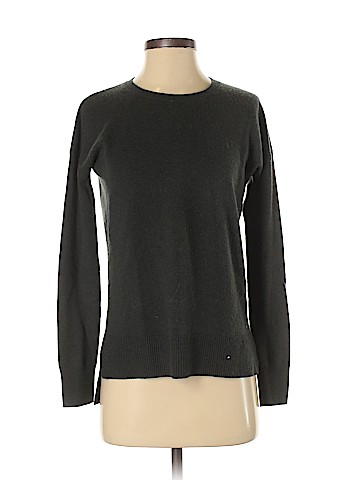 Aqua Cashmere Pullover Sweater (view 1)