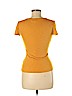 No Boundaries Gold Short Sleeve Henley Size M - photo 2