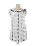 Lush 100% Rayon White Casual Dress Size S - photo 1