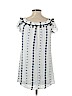 Lush 100% Rayon White Casual Dress Size S - photo 2