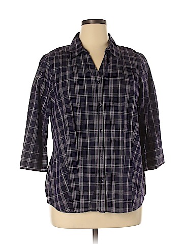 St. John's Bay Long Sleeve Button-Down Shirt (view 1)