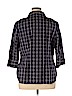 St. John's Bay Purple Long Sleeve Button-Down Shirt Size 1X - photo 2