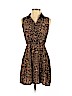 rue21 100% Rayon Brown Casual Dress Size M - photo 1