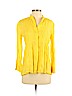 Theory Yellow Long Sleeve Blouse Size P (petite) - photo 1