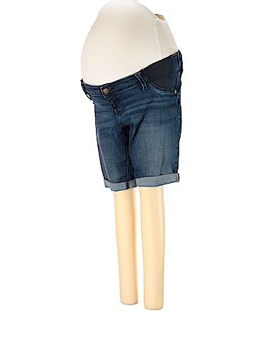Isabel Maternity Denim Shorts (view 1)