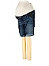 Isabel Maternity Blue Denim Shorts Size 6 - photo 1
