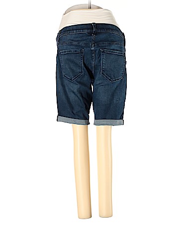 Isabel Maternity Denim Shorts (view 2)