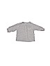 Carter's 100% Cotton Solid Gray Long Sleeve Henley Size Newborn - photo 1