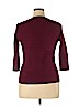 Croft & Barrow Burgundy Pullover Sweater Size 1X - photo 2