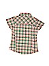 Columbia Plaid Green Short Sleeve Button-Down Shirt Size 6 - photo 2