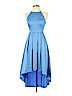Aidan by Aidan Mattox 100% Polyester Blue Cocktail Dress Size 2 - photo 1