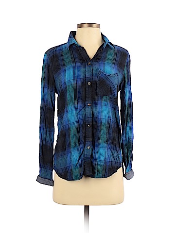 American Eagle Outfitters Long Sleeve Button-Down Shirt (view 1)