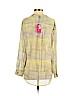 Vince Camuto 100% Polyester Yellow Long Sleeve Blouse Size S - photo 2