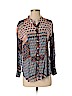 Free People 100% Rayon Blue Long Sleeve Blouse Size XS - photo 1