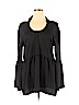 Halogen 100% Polyester Black Casual Dress Size XL - photo 1