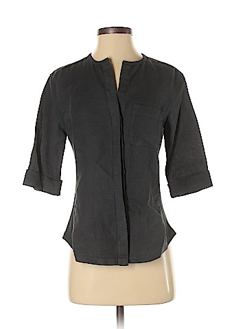James Perse 3/4 Sleeve Button-Down Shirt (view 1)