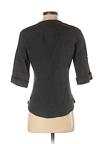 James Perse 3/4 Sleeve Button-Down Shirt (view 2)