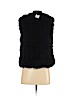 Club Monaco 100% Feather Black Faux Fur Vest Size XS - photo 2