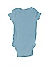 Carter's 100% Cotton Blue Short Sleeve Onesie 0-3 MO / 3 MO - photo 2