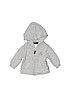 Carter's 100% Cotton Gray Zip Up Hoodie Size Newborn - photo 1