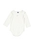 Janie and Jack 100% Cotton Ivory Long Sleeve Onesie Size 3-6 mo - photo 1