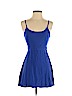 American Eagle Outfitters 100% Viscose Blue Casual Dress Size S - photo 1