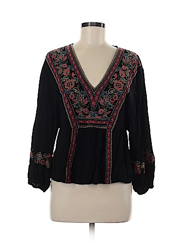 American Eagle Outfitters Long Sleeve Blouse (view 1)