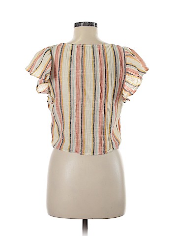 American Eagle Outfitters Short Sleeve Blouse (view 2)