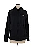 Adidas 100% Polyester Black Zip Up Hoodie Size M - photo 1