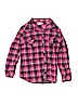 Op 100% Cotton Plaid Pink Long Sleeve Button-Down Shirt Size XL (youth) - photo 1