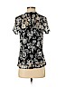 Laundry by Shelli Segal Black Short Sleeve Blouse Size XS - photo 1