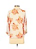 Forever 21 100% Polyester Orange 3/4 Sleeve Blouse Size S - photo 2