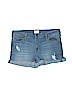 Celebrity Gold Blue Denim Shorts Size 11 - photo 1