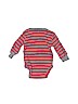 Carter's 100% Cotton Stripes Red Short Sleeve Onesie Size 0-3 mo - photo 2