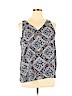 Maurices 100% Polyester Blue Sleeveless Blouse Size XL - photo 1