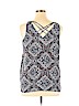 Maurices 100% Polyester Blue Sleeveless Blouse Size XL - photo 2