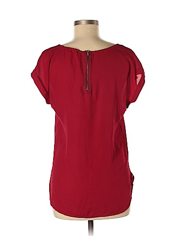 Pink Rose Short Sleeve Blouse (view 2)