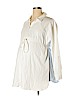 Motherhood White Long Sleeve Button-Down Shirt Size 1X - photo 1