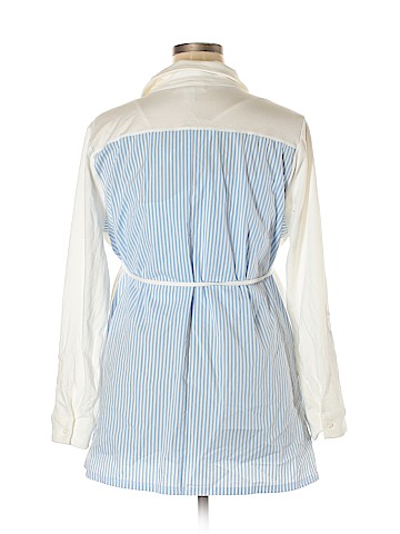 Motherhood Long Sleeve Button-Down Shirt (view 2)