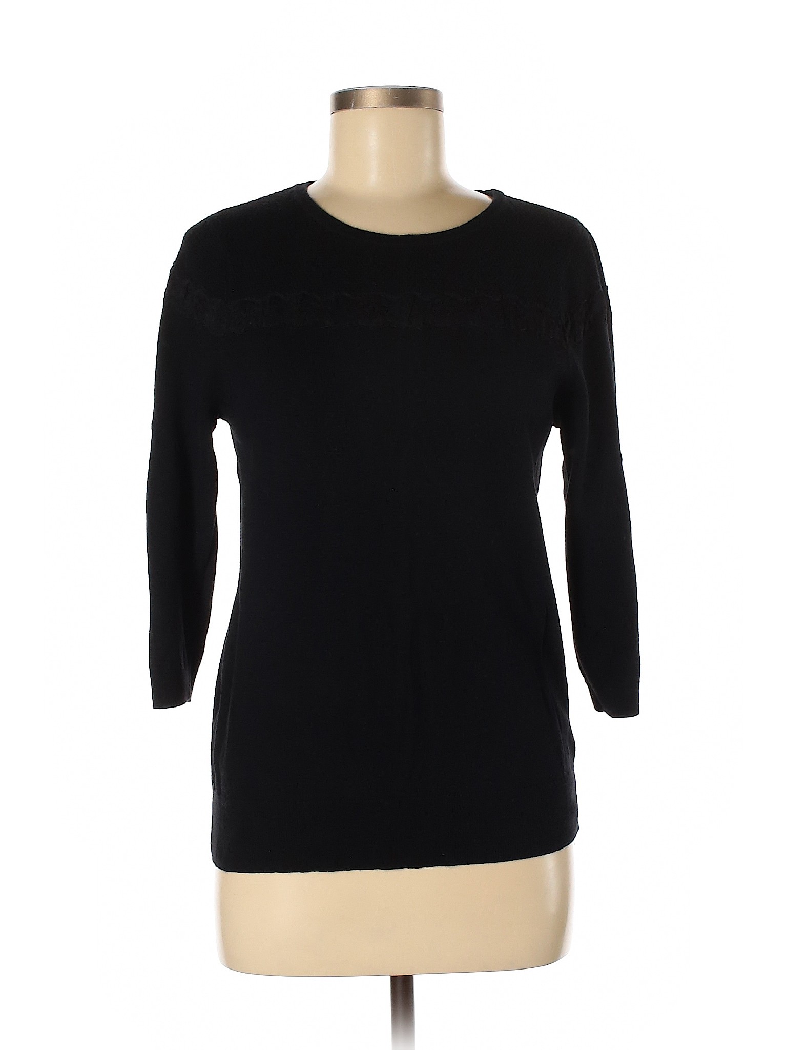 Elle Women Black Pullover Sweater M | eBay