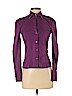BCBGMAXAZRIA Purple Long Sleeve Button-Down Shirt Size 0 - photo 1